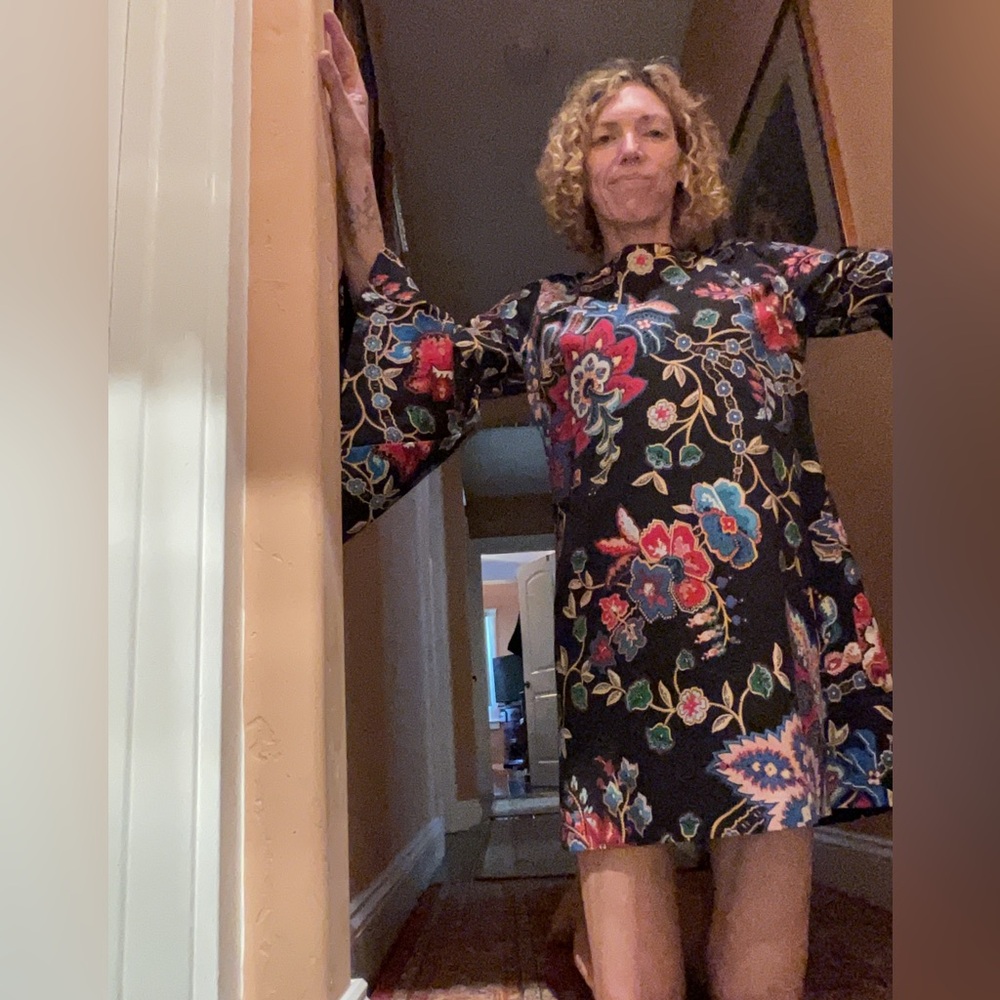 NWOT Floral ALICE & OLIVIA DRESS - Picture 2 of 11